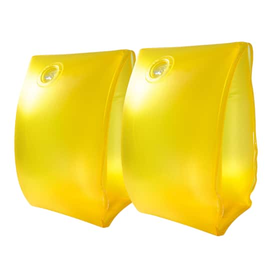 6" Inflatable Children's Arm Float Set By Northlight in Yellow | 6" x 5.5" x 6.5" | Michaels®